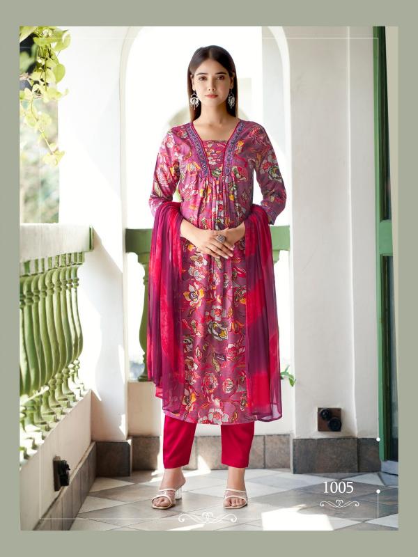 Parra Rangaat Viscose Designer Kurti Bottom With Dupatta